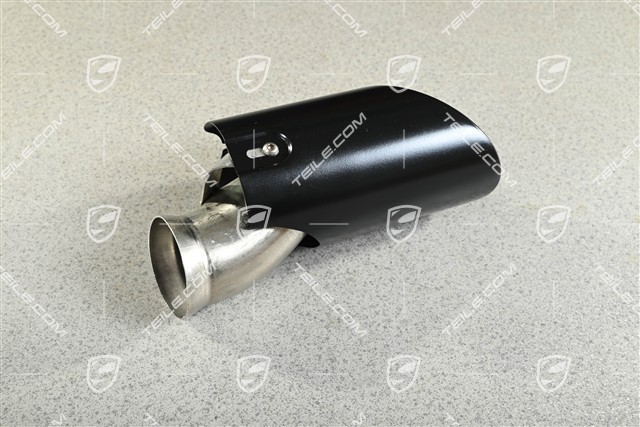Exhaust system tail pipe, black, outer,  GTS, R