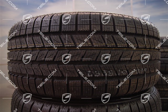 19-inch Cayenne Turbo winter wheel set, wheels 8,5 J x 19 ET59 + Pirelli tyres 265/50 R19, with TPMS sensors