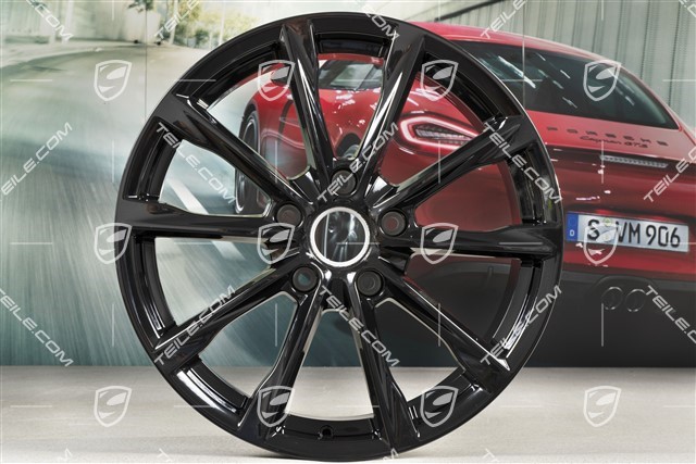 19" Felga Boxster S, 8J x 19 ET57, czarny połysk