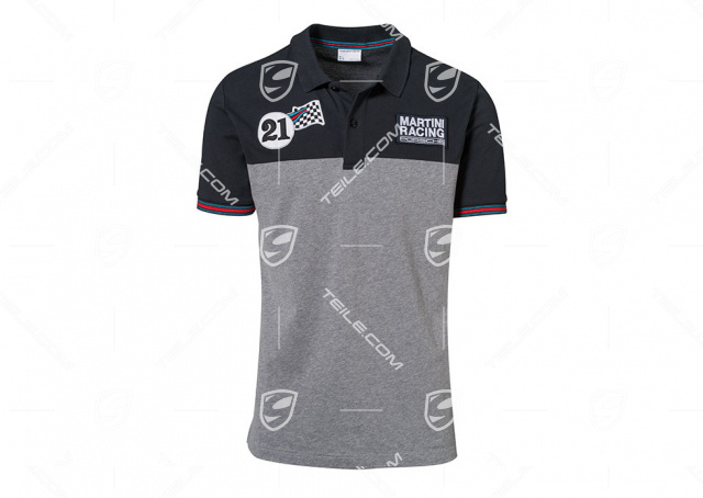 MARTINI RACING Collection, Polo-Shirt, Men, dark blue grey melange, L 50/52