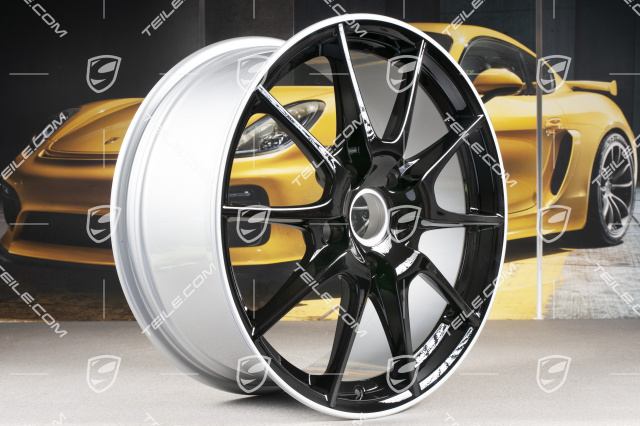 19-inch Boxster Spyder wheel set, special Black Edition model, 10J x 19 ET42 + 8,5J x 19 ET55