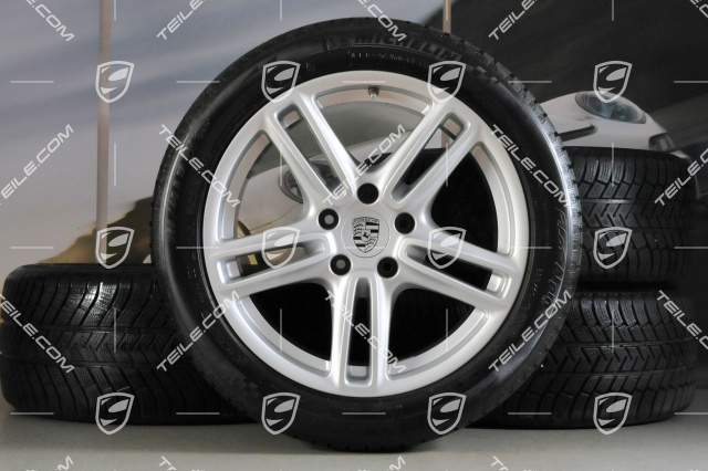 19-inch TURBO winter wheel set, wheels 9J x 19 ET 60 + 10J x 19 ET61 + Michelin winter tyres 255/45 R19+285/40 R19, TPMS sensors