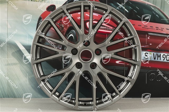 21-inch Panamera Exclusive Design Sport wheel rim, 9,5J x 21 ET71, Platinum