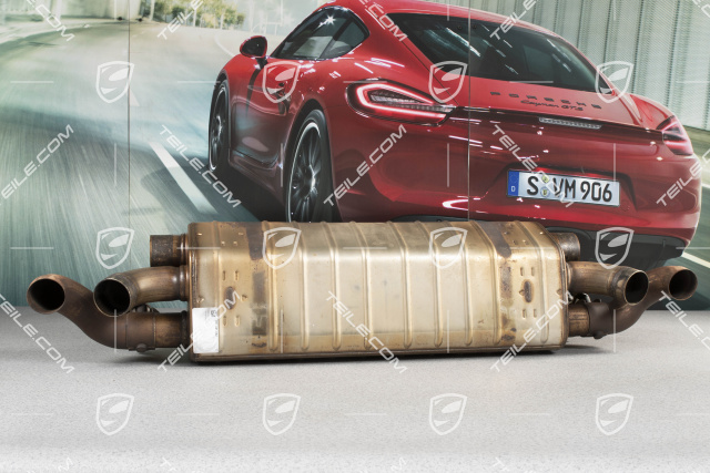 Middle silencer, Carrera S/4S, 3.0L 309KW