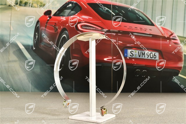 Exhaust tensioning / restraining strap / clamp, L=R