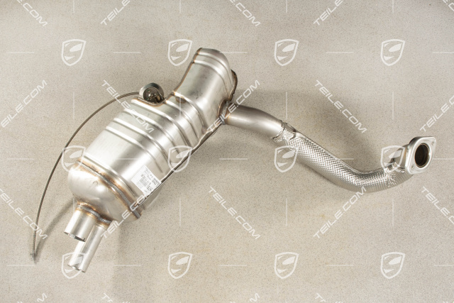 Main exhaust muffler, sports exhaust system, R