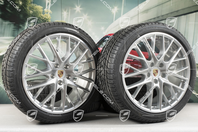 21" Winterräder Satz "SportDesign", Felgen 9,5 J x 21 ET71 + 10,5 J x 21 ET71 + NEUE Pirelli Sottozero III Winterreifen 275/35 R21 + 315/30 R21