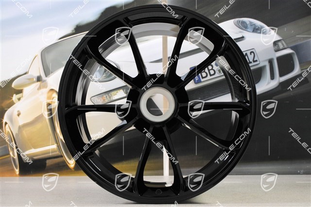 20" rims set GT3, 9J x 20 ET55 + 12J x 20 ET47, in black