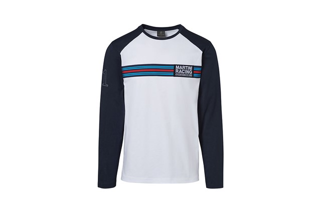 MARTINI RACING Collection, Longsleeve Men, white/blue, S 36/38