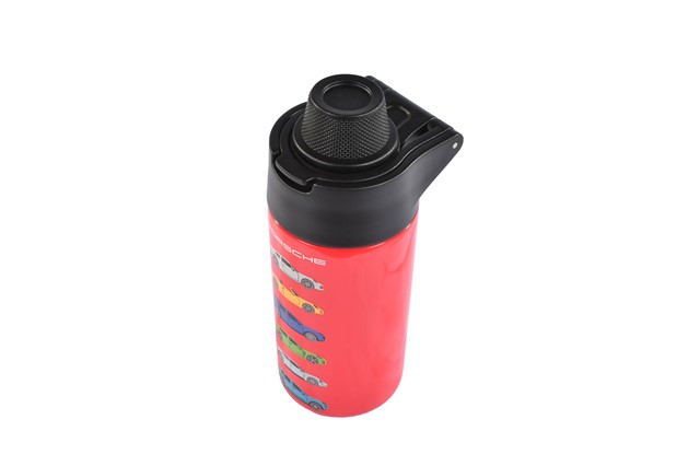 Children's Drinking Bottle, red/black/multicolored