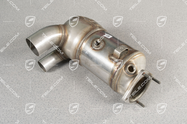 Catalytic converter, sports exhaust system, cyl. 1-3, L