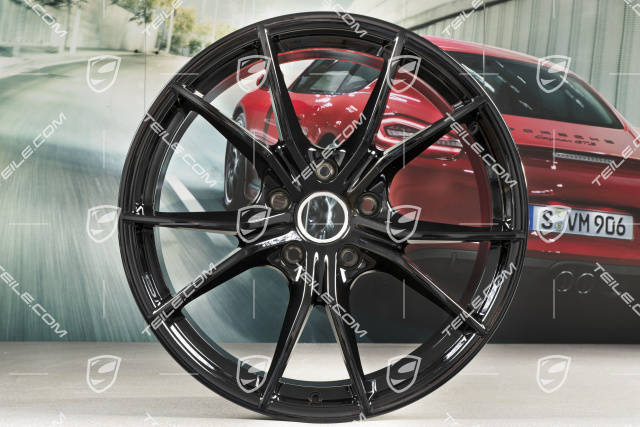 20" Felga Carrera S IV, 10J x 20 ET45, czarny perłowy Jet Black metalik