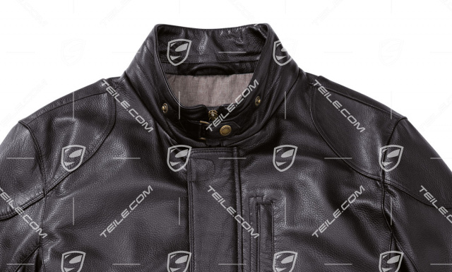 Men's Leather Jacket - Classic Collection, M 48/50