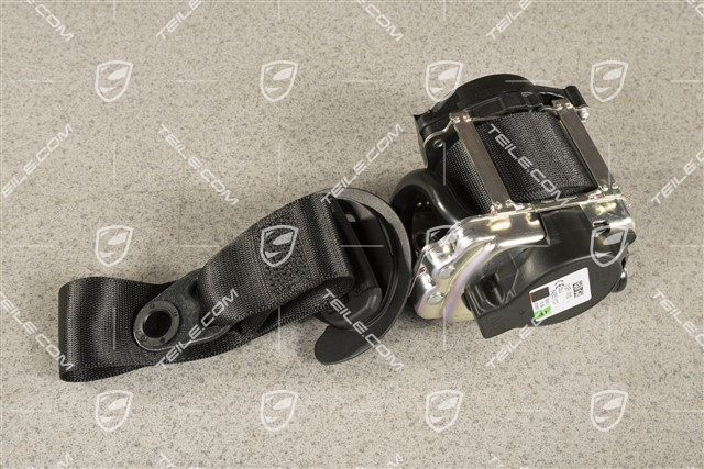 Seat belt, front, Black, R