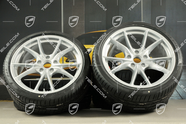 20-inch summer wheels set Carrera S IV, rims 8,5 J x 20 ET49 + 11,5 J x 20 ET56 + summer tyres 245/35 ZR20 + 305/30 ZR20, with TPMS