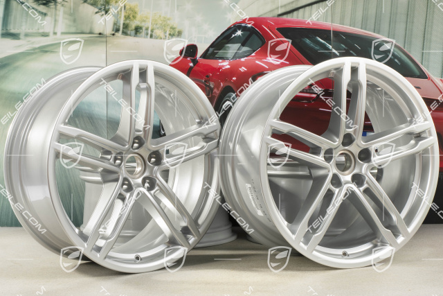 19"-inch alloy wheel set Macan Turbo/Sport Design, 8,5J x 19 ET21 + 9J x 19 ET21