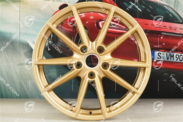 20-inch wheel rim Carrera S, 8,5J x 20 ET53 aurum satin matt