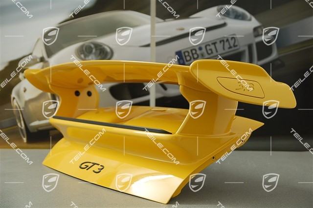 GT3 Facelift 2009- Spoiler tylny, kompletny (maska silnika + spoiler + 2 wloty powietrza + listwa + 2 kratki)