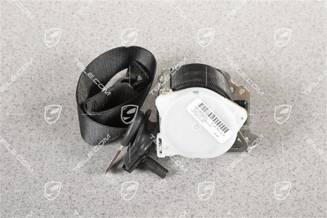 Sicherheitsgurt, hinten, Schwarz, L=R