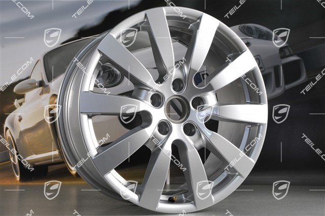 20-inch Cayenne SportDesign II wheel set, 9J x 20 ET57, Brilliant chrome finish