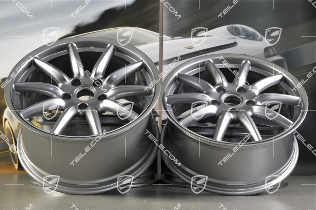  | 19-inch Carrera Sport wheel set, 8,5J x 19 ET55 + 10J x 19 ET42  / used / Boxster 987 / 601-01 Rim sets / 99736216050KPL