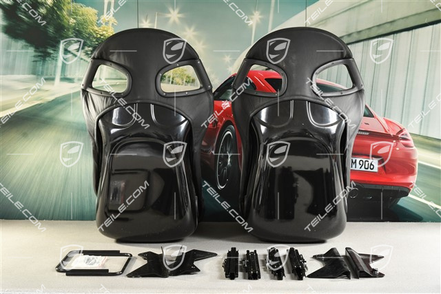 Schalensitze, Leder, schwarz, L+R