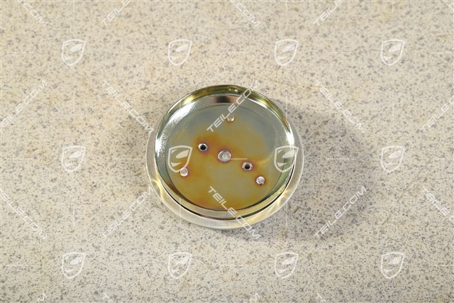 Hub cap, White Gold Metallic, for internal diameter 71mm