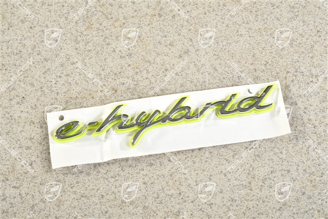 Lateral "e-hybrid" logo, R