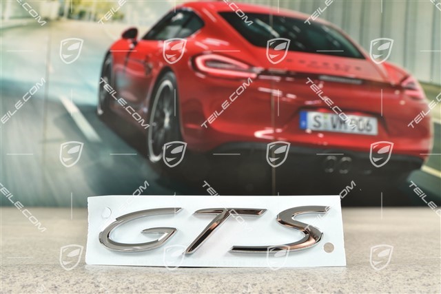 Logo "GTS", chrome