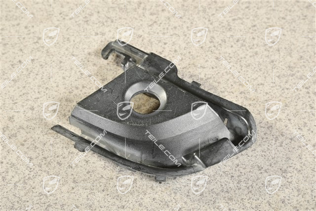 Cover, fog headlamp, Black Mat, R