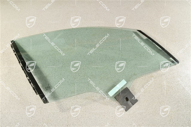Door window glass, front, Green heat-insulating glass, R