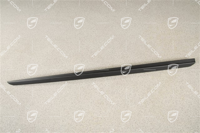 Water deflector strip, Satin black, R