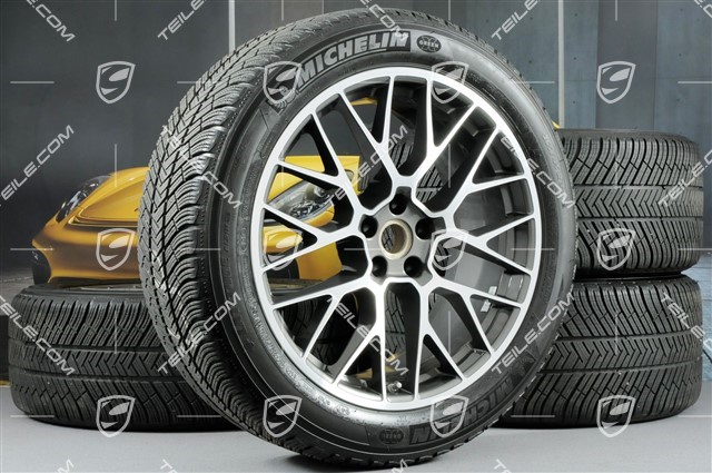 20-inch "RS Spyder Design" winter wheels set, rims 9J x 20 ET26 + 10J x 20 ET19 + NEW Michelin winter tyres 265/45 R 20 + 295/40 R 20, with TPMS