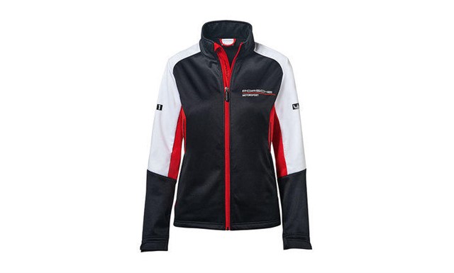 Motor Sports Collection, Softshell Jacket, Women, black/red/white, S 36/38