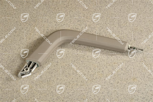 Grab handle centre console, Leather, Platinum Grey, R