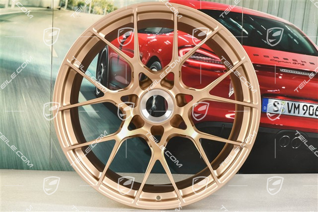 20"+21" GT3RS wheel rim set, alloy rims 10J x 20 ET45 + 13J x 21 ET31, Neodyme