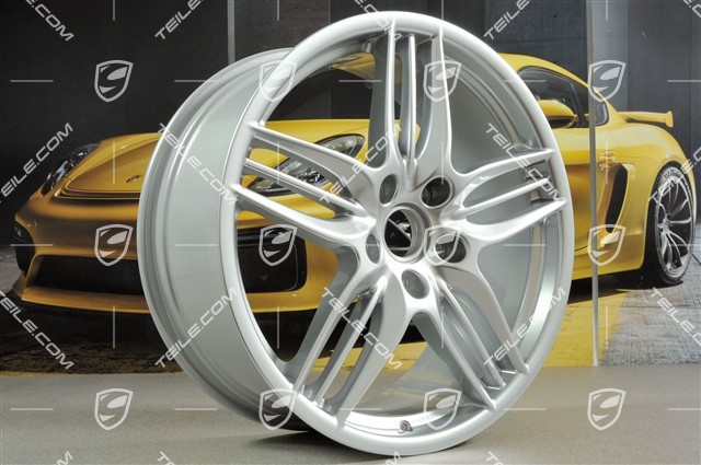 20-inch wheel rim set Sport Design, 8,5 x 20 ET51 + 11J x 20 ET52, Brilliant Chrome
