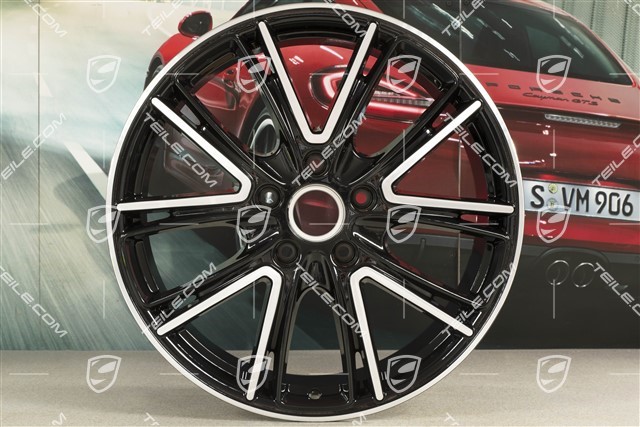 20-inch wheel rim Exclusive Design, 9,5J x 20 ET71, for winter use, black high gloss
