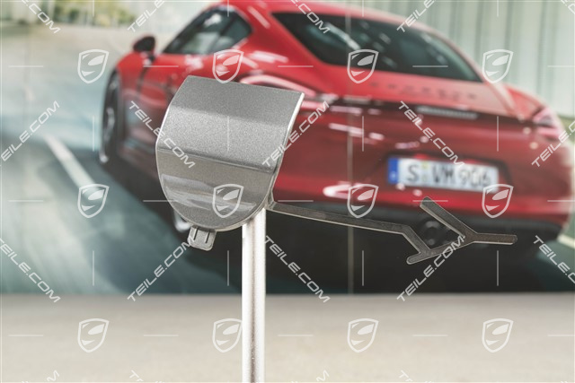 Rear bumper, Towing hook lug cover / cap / trim, Sport Design Package, Prime coated, L