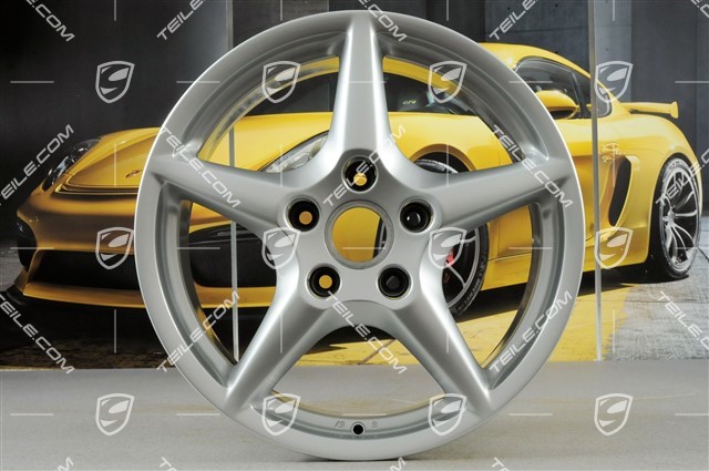 18-inch Carrera III wheel set, 8J x 18 ET57 + 10J x 18 ET58, C2 / C2S