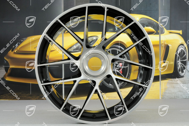 20" Komplet felg Turbo Sport III, centralne mocowanie, 9J x 20 ET51 + 11,5J x 20 ET56, czarne