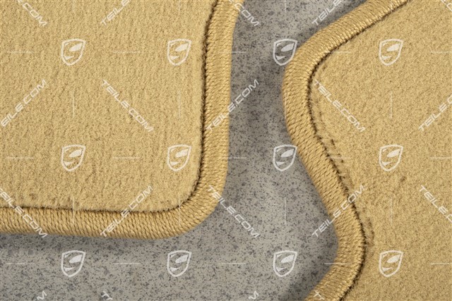 Set of floor mats, 4-piece, "savanna" beige