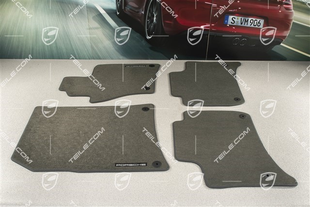 Floor mat set, Climatronic, Black, RL / UK-Version