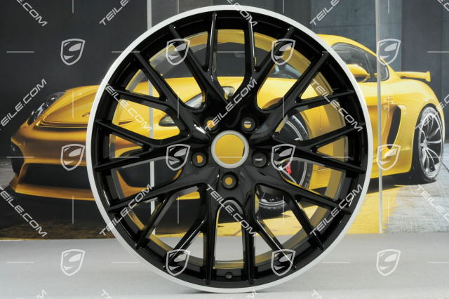 21-inch wheel rim Panamera Sport Design, 11,5J x 21 ET69, black high gloss