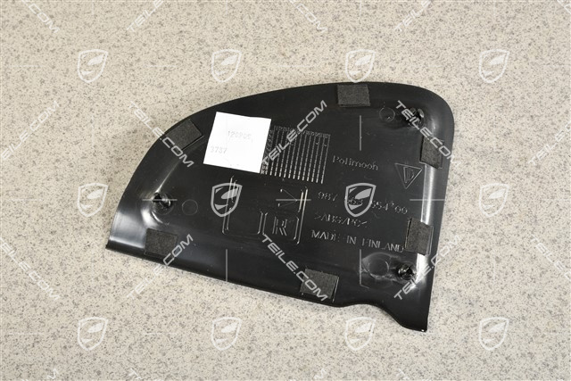 Deckel für Schloss, Schwarz, R