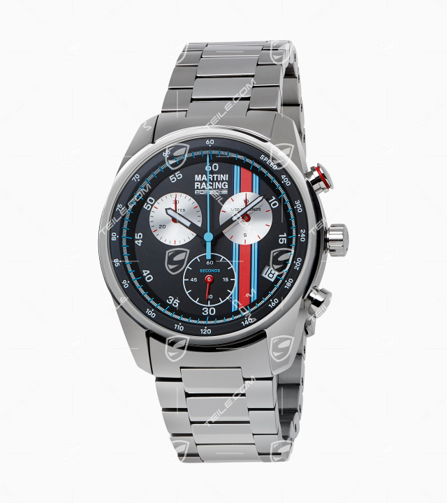 MARTINI RACING, zegarek/chronograph, srebrny/czarny