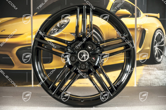 19"-inch alloy wheel set Macan Design, 8J x 19 ET21 + 9J x 19 ET21, black high gloss