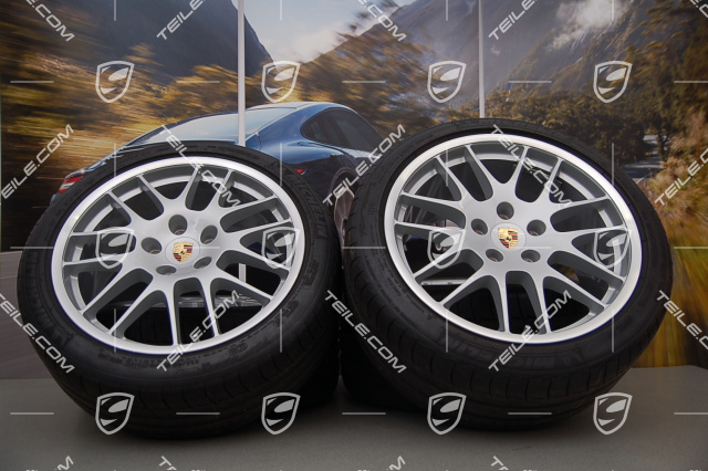 20-inch RS Spyder summer wheel set, front 9,5J x 20 ET65 + rear 11J x 20 ET68 + summer tyres 255/40 ZR20 + 295/35 ZR20, with TPMS sensors