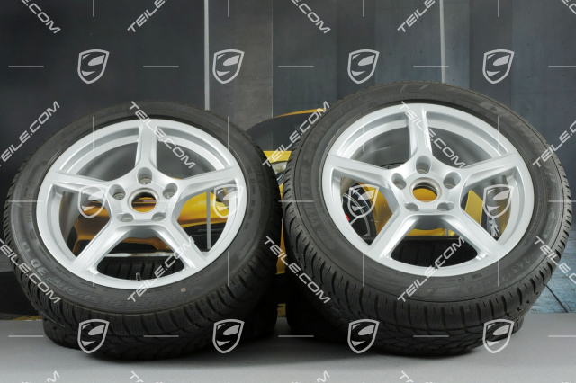 18 Boxster winter wheel set, 8J x 18 ET57 + 9J x 18