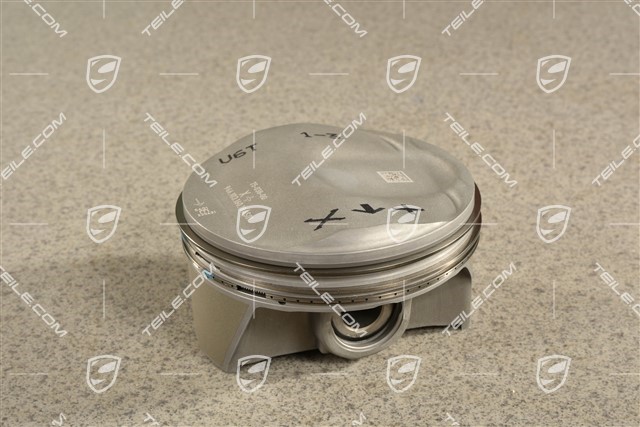 Piston complete with piston rings, snap rings / circlips, piston pin / Cyl. 1-3 573-578 G